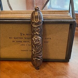 Elegant Silver Mezuzah Case